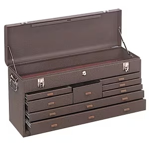 Picture of Kennedy Rx50-526B 8-Drawer Journeyman Chest - Model No.526B Brown 13.63H X 8.5D X 26.75''W