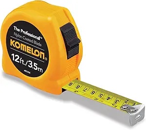 Picture of Komelon 4912IM 5/8WX12'/3.5M L Yellow Tape Measurmenture