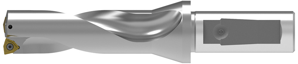 Picture of KOMET/Ceratizit 1089344013 KUB Trigon W2934/44/132 32x60 R38; Indexable Drill Multi Insert 1.7323 44.00mm Dia 3.0x Dia Thru Coolant V45 74402