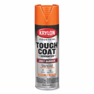 Picture of Krylon 425-K00559008 Krylon Tough Coat A01210007 Acrylic Enamel Spray Paint, 12 Oz Container, Liquid Form, Safety Orange, 20 To 25 Sq-Ft Coverage