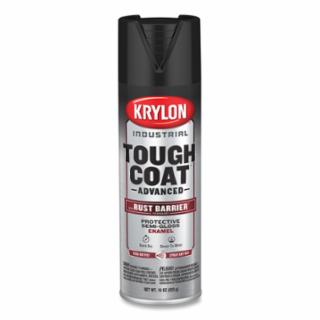 Picture of Krylon 425-K00779008 Rust Tough Black Semi-Gloss Acrylic Enamel Spray Paint - 15 Oz Aerosol Can