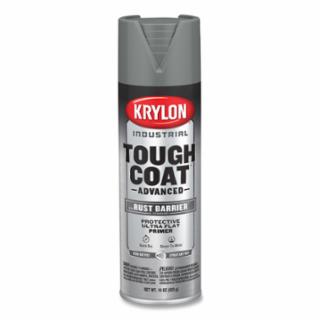 Picture of Krylon 425-K00829008 Krylon® Tough Coat® A00340 S003 Rust Control Solvent Based Spray Primer, 16 Oz Container, Liquid Form, Gray, 20 Sq-Ft Coverage