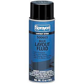 Picture of Sprayon Sp603 Blue Layout Dye, 12 Oz. Aerosol Can - Sc0603000 - Pkg Qty 12