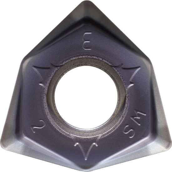 Picture of Kyocera WNMU080608ENSMPR1525 Milling Insert Trigon 0.031 Corner Radius Megacoat Nano