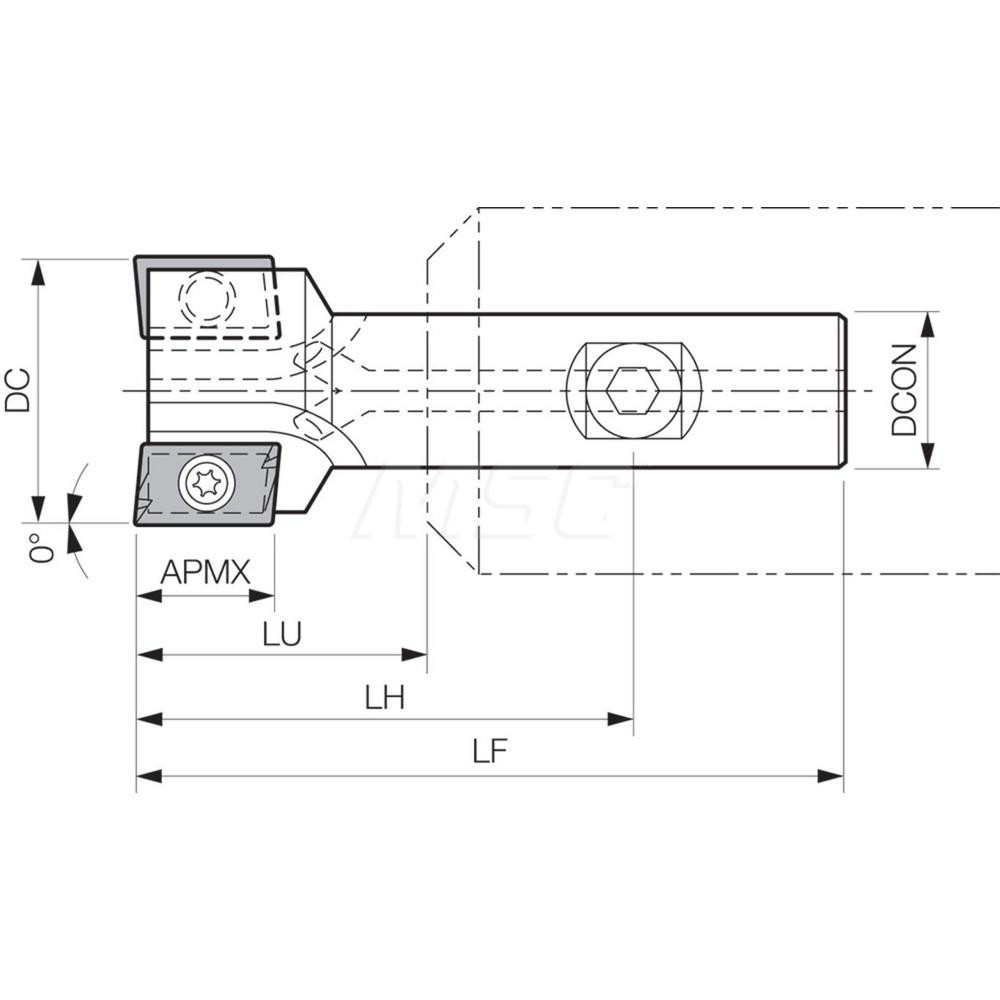 Picture of Kyocera OTM86403 Em-1000-3.75-Al 1In 2Fl Index Cutter