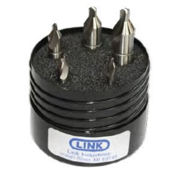 Picture of Link 05-CB-394 ST-Type Carbide CenterDrill #2ST Thru #6ST 5 PC Set
