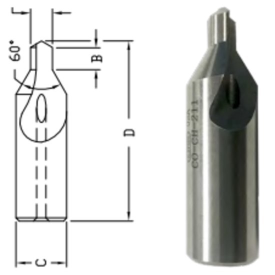 Picture of Link CO-CH-213 8ST Type SED Cobalt TTC CenterDrill