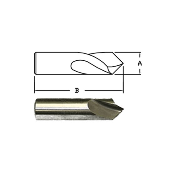 Picture of Link CO-TN-422 3/4 X 6 Cobalt 120° SPOT & Center Drill, TIn COAT