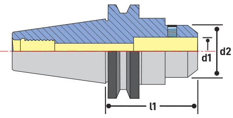 Picture of Lyndex C5006-2000-3.63 CAT50 End Mill
