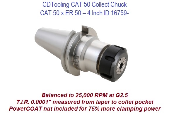 Picture of Lyndex CAT50-ER50-4.00 CAT50 Collet Chuck ER
