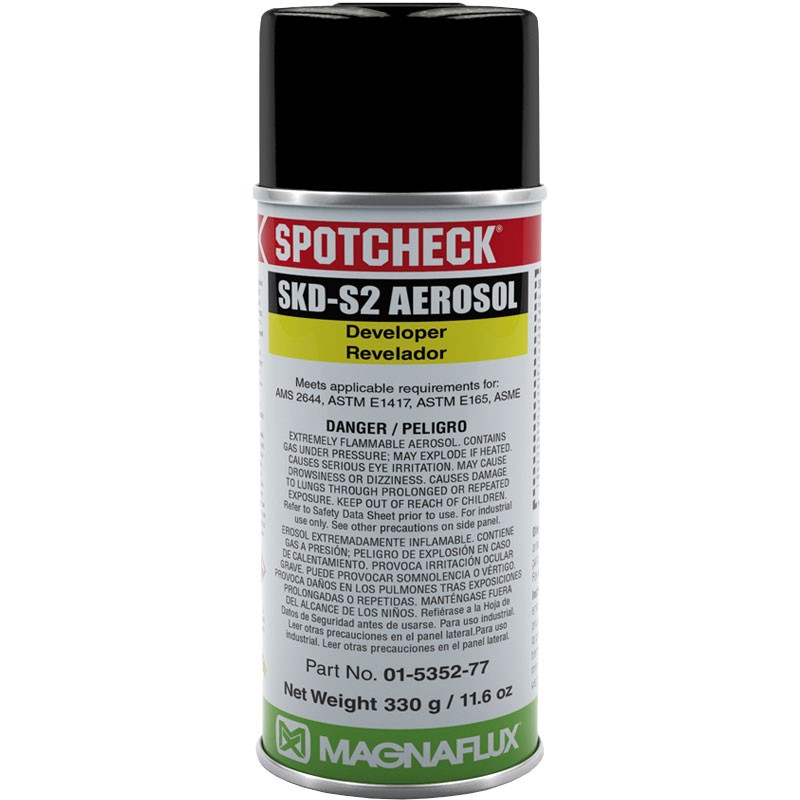 Picture of Magnaflux Skd-S2 Solvent Based Developer Aerosol - Aerosol Developer - 16 Oz