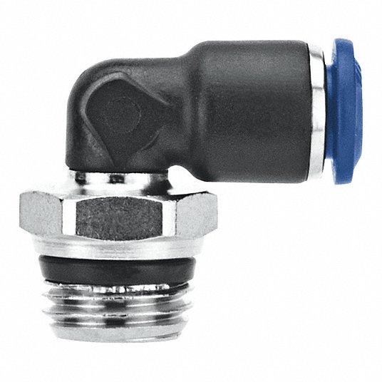 Picture of Mahr 2201603 Adaptor, 3/8-32 F, 5/16-32 M, R. Angle, Originally (Aad-59)
