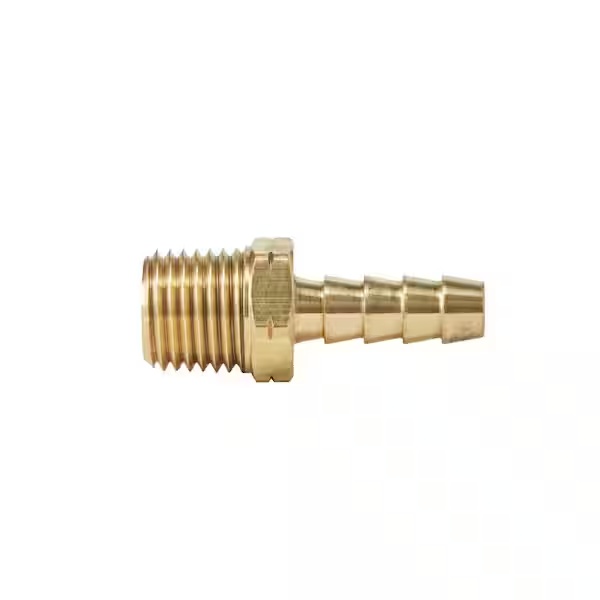 Picture of Mahr 2242768 Adaptor, 1/8 Barb To 1/8 Nptf, Nickel Plated