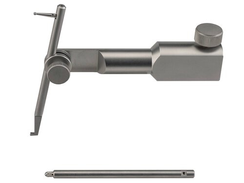 Picture of Mahr 2251972 Stylus Holder, 38 mm, M2 X 0.4 Tap For (2) Styli,3 mm Dia Ss