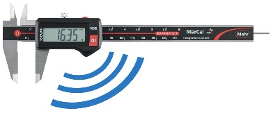 Picture of Mahr 4103401 16 EWRi[12] D caliper 150mm/6" wireless,round d/rod,th wheel