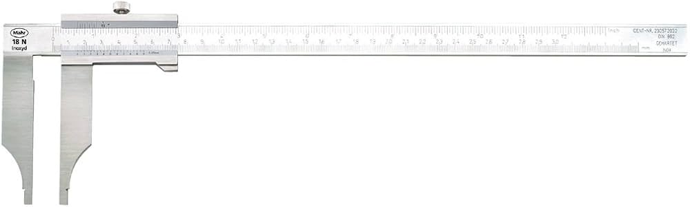 Picture of Mahr 4112200 18 N Caliper, W/O Fine Adjustment, 200 mm