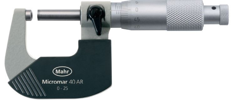 Picture of Mahr 4134940Kal 40 Ar Micrometers 0-1 Inch 0-1Inch W/Cal