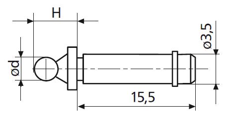 Picture of Mahr 4170563 Ball Anvils For 40 Z/852 (2 Required) 6mm