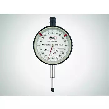 Picture of Mahr 4326000KAL 803 SW Small Dial Indicator, WetProof, 3mm R, .010mm Grads W/Cal