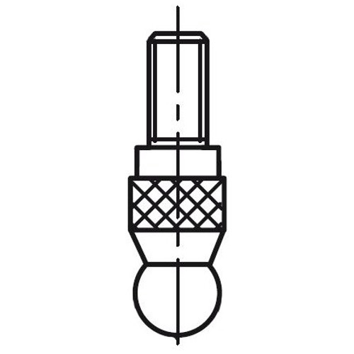 Picture of Mahr 4360158 906 H Ball Contact Point,Carb 4mm DIA