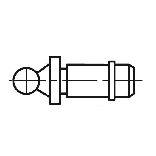 Picture of Mahr 4500363 844 Tk Ball Anvil - Ø6mm, L=8.5mm, Carbide (2 Req'D)