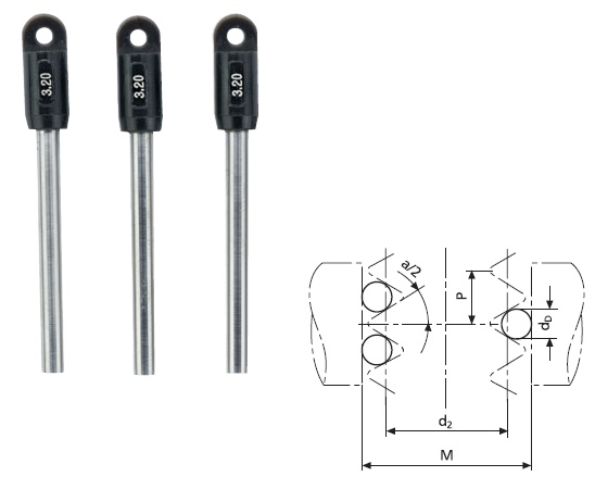 Picture of Mahr 4820149 426 M Holder Pair 0,195 mm Mounting Bore 6,5 mm