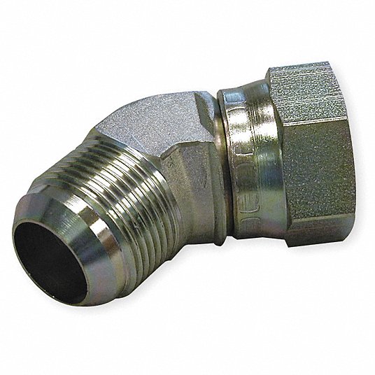 Picture of Mahr Aad-103 Adaptor, Elbow, 1/4 X 1/4, 45 Degree Flare