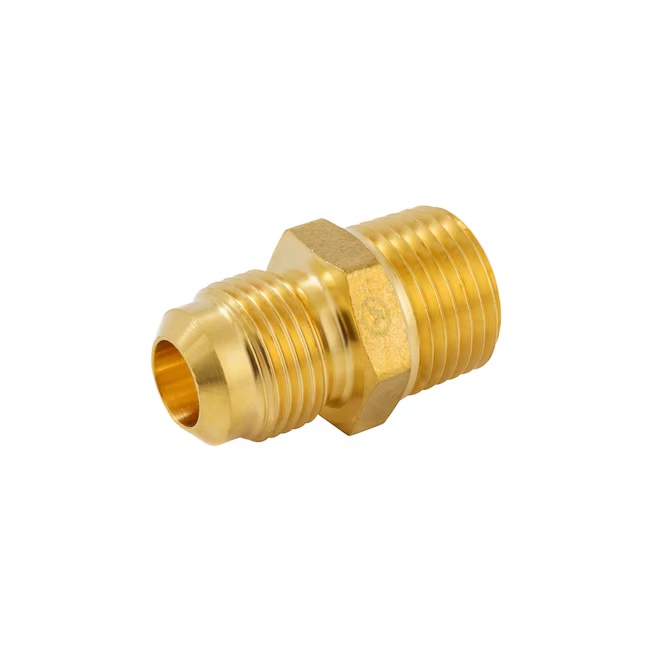 Picture of Mahr Aad-114 Adaptor, Half Union, 1/8 X 1/8 5/16-24, 7/16 A.F., Brass