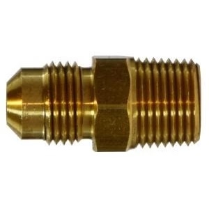 Picture of Mahr Aad-124 Adaptor, 3/8-32 M, .464 Shldr, 1.45"Lg, 1/2" A.F., Brass