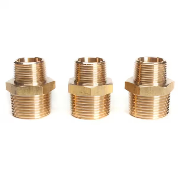 Picture of Mahr Aad-204 Adaptor, Reducing Nipple, 1/4 Npt To 1/8 Npt, Brass
