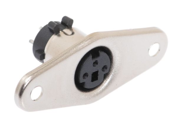 Picture of Mahr Ecn-7014 Conn., 3 Socket Panel, Female