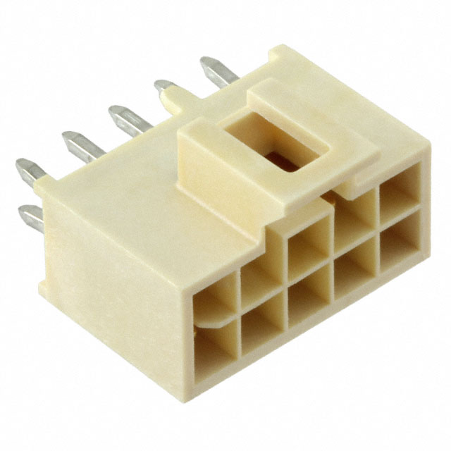 Picture of Mahr Prt-4025 Conn., Pc, Male, Wafer, 10 Circuit, 250V