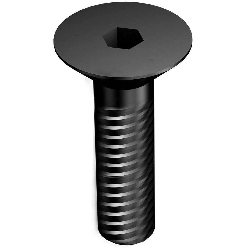 Picture of Mahr Sw-266 Screw, Fhcs, #4-48, .312", #304 Stainless Stl, Blackened