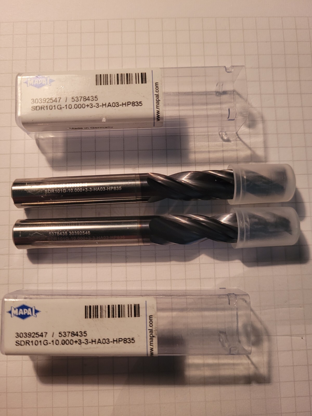 Picture of Mapal 30392547 10mm 3Xd T/C Mega Drill