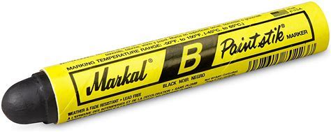 Picture of Markal 080223 Black Type B Paint Stick Marker