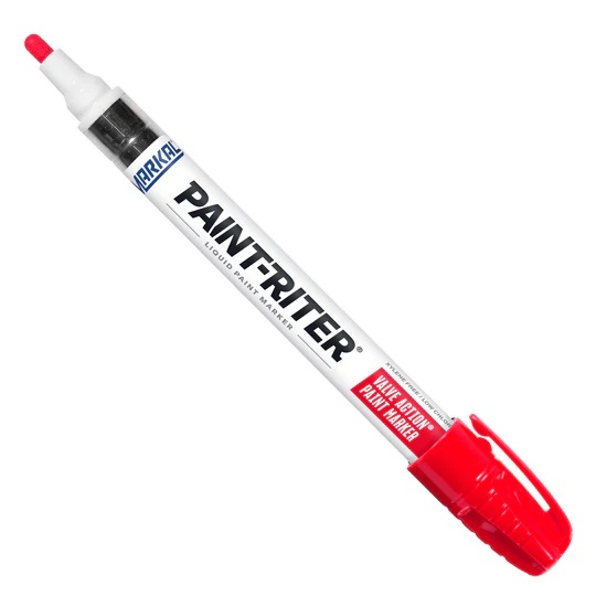 Picture of Markal 096822 Markal Red Valve Action Paint Marker