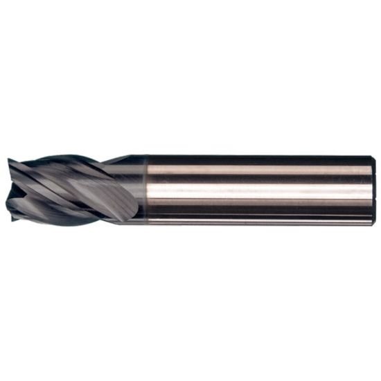 Picture of MasterCut Dia 5/8 SH 0.6250 LOC 0.7500 OAL3.00 End Mill Standard Flute Variable Helix Carbide nACRoA Single End Square Sharp V4