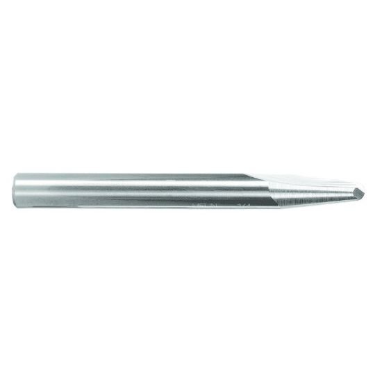 Picture of Melin 17625 Dia 5/32 SH 0.3125 LOC 0.6250 OAL2.50 End Mill Ball Nose Carbide Uncoated Single End Ball NoseBall