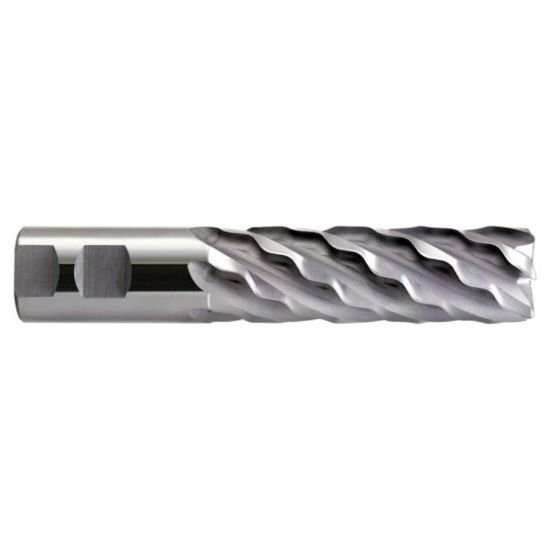 Picture of Melin 34596 Dia 1-1/2 SH 1.2500 LOC 4.00 OAL6.50 End Mill Cobalt nACRoA Single End 45.0° Chamfer