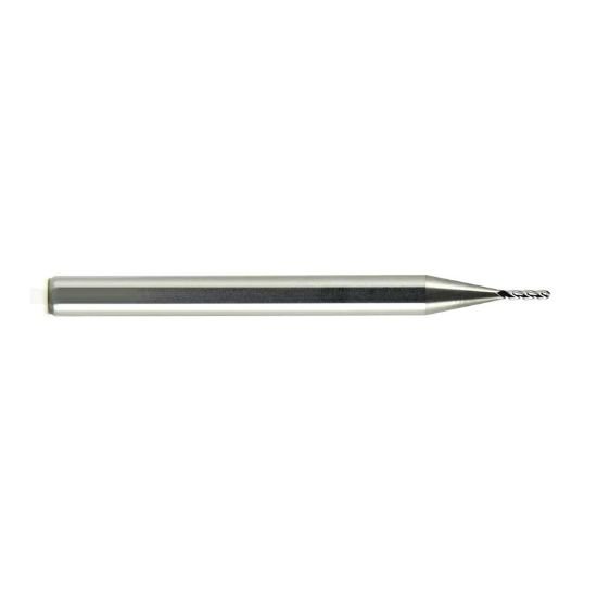 Picture of Melin 50319 Dia 3/16 SH 0.50 LOC 1.2500 OAL4.00 End Mill Taper Flute Carbide AlTiN Single End Ball NoseBall
