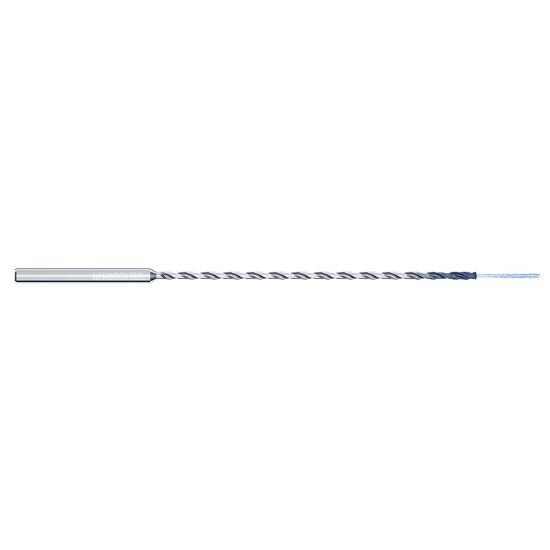 Picture of Micron 2.CD.400355.XL Deep Hole Over 8Xd Coolant Thru 140° 0.139 Diameter Cylindrical 0.236 7.720 OAL 2 Flute 40.0XD