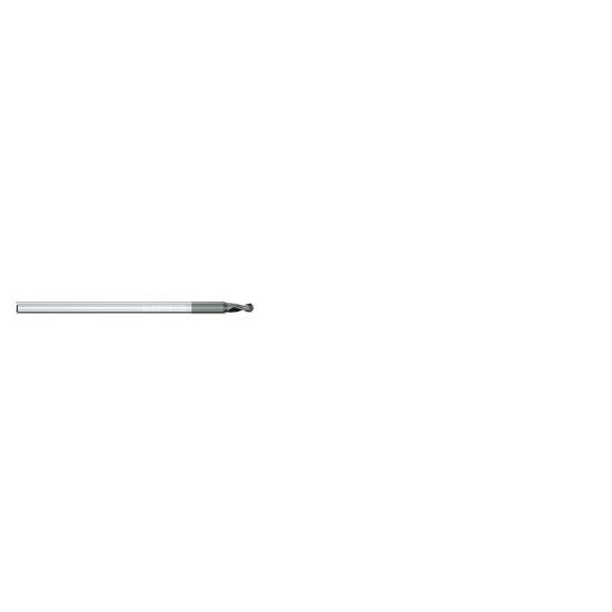 Picture of Micron 2.MD.200041.1 Carbide Drill Solid 118° 0.016 Diameter Cylindrical 0.039 1.181 OAL 2 Flute 1.5XD