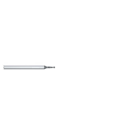 Picture of Micron 2.PFS.039.1 Pilot Drill Solid 140° 0.015 Diameter Cylindrical 0.118 1.574 OAL 2 Flute 3.0XD