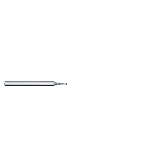 Picture of Micron 2.PFS.114.0 Pilot Drill Solid 140° 0.044 Diameter Cylindrical 0.118 1.574 OAL 2 Flute 3.0XD