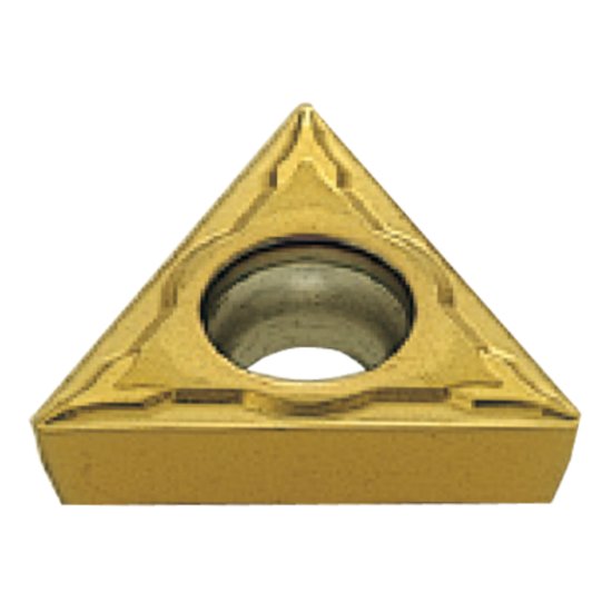 Picture of TCMT32.51FV AP25N Mitsubishi TCMT16T304FV AP25N Triangle Positive Cermet 0.0160 0.41mm Radius Finishing, Semi Finishing
