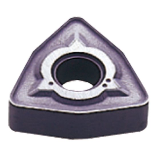 Picture of WNMG432GJ VP10RT Mitsubishi WNMG080408GJ VP10RT Trigon Negative Carbide 0.0310 0.79mm Radius Medium, Semi Finishing