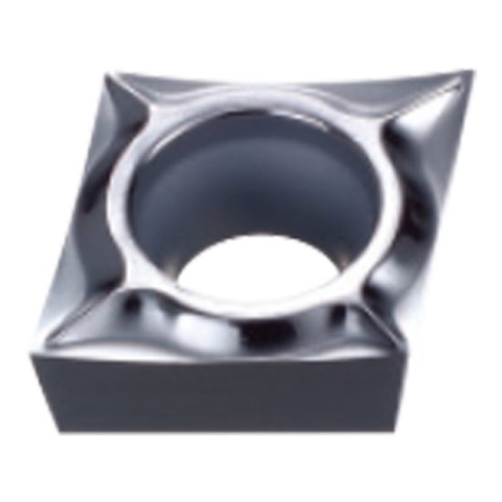Picture of CCGT32.50.5FJ-P RT9005 Mitsubishi CCGT9T302FJ-P RT9005 80.0° Positive Carbide 0.0080 0.20mm Radius Finishing, Semi Finishing
