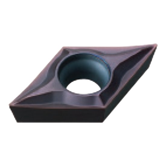 Picture of DCGT21.50.5FJ VP10RT Mitsubishi DCGT070202FJ VP10RT 55.0° Positive Carbide 0.0080 0.20mm Radius Medium, Semi Finishing