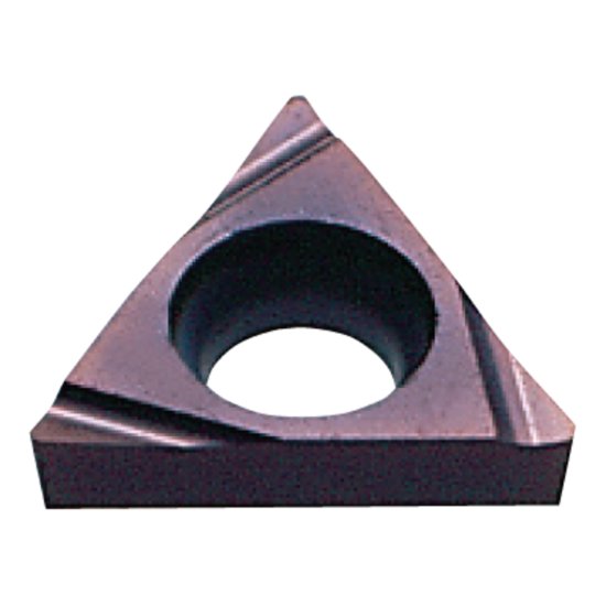 Picture of TCGT1.211LF VP15TF Mitsubishi TCGT1.211LF VP15TF Triangle Positive Carbide 0.0160 0.41mm Radius Finishing, Semi Finishing