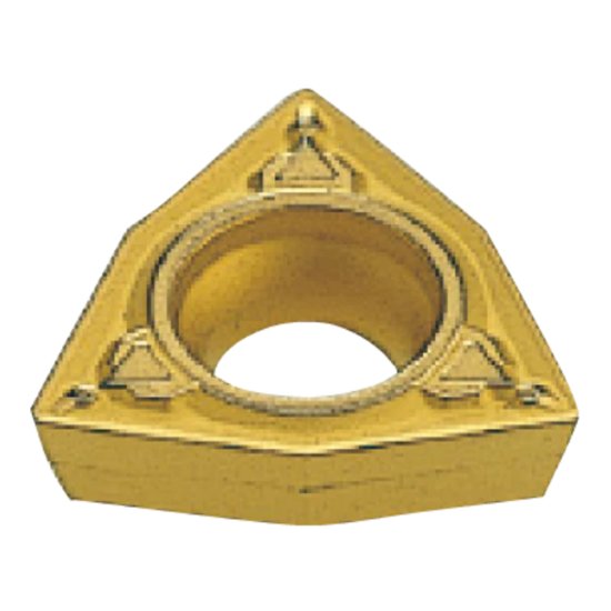 Picture of WPMT 321MV UE6020 Mitsubishi WPMT 321MV UE6020 Trigon Positive Carbide 0.0160 0.41mm Radius Finishing, Semi Finishing